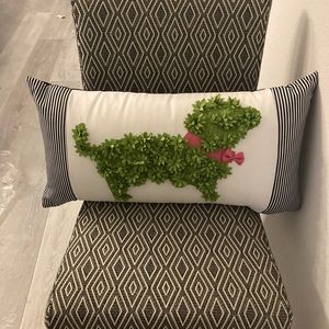Grandin Road Dachshund Topiary Pillow